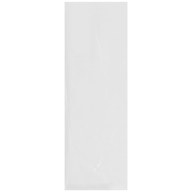 Pack of 100 2 Mil 12 x 30 Plymor Flat Open Clear Plastic Poly Bags 